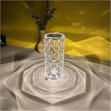 Rose Crystal Diamond Table Lamp