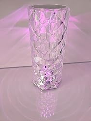 Rose Crystal Diamond Table Lamp