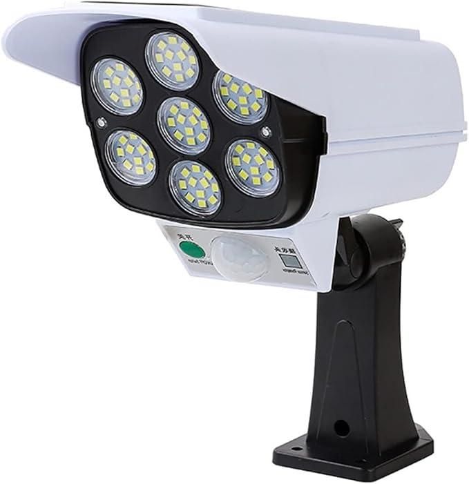 Security camera  LED lights on a white background