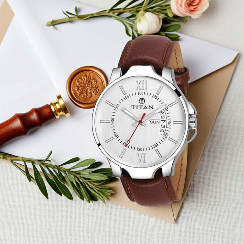 PU Leather Analog Watch